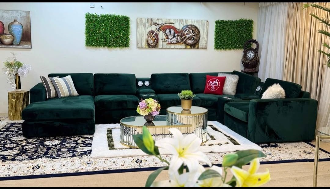 Brand new conditions home canter brand luxurious U shape sofa - Image 3