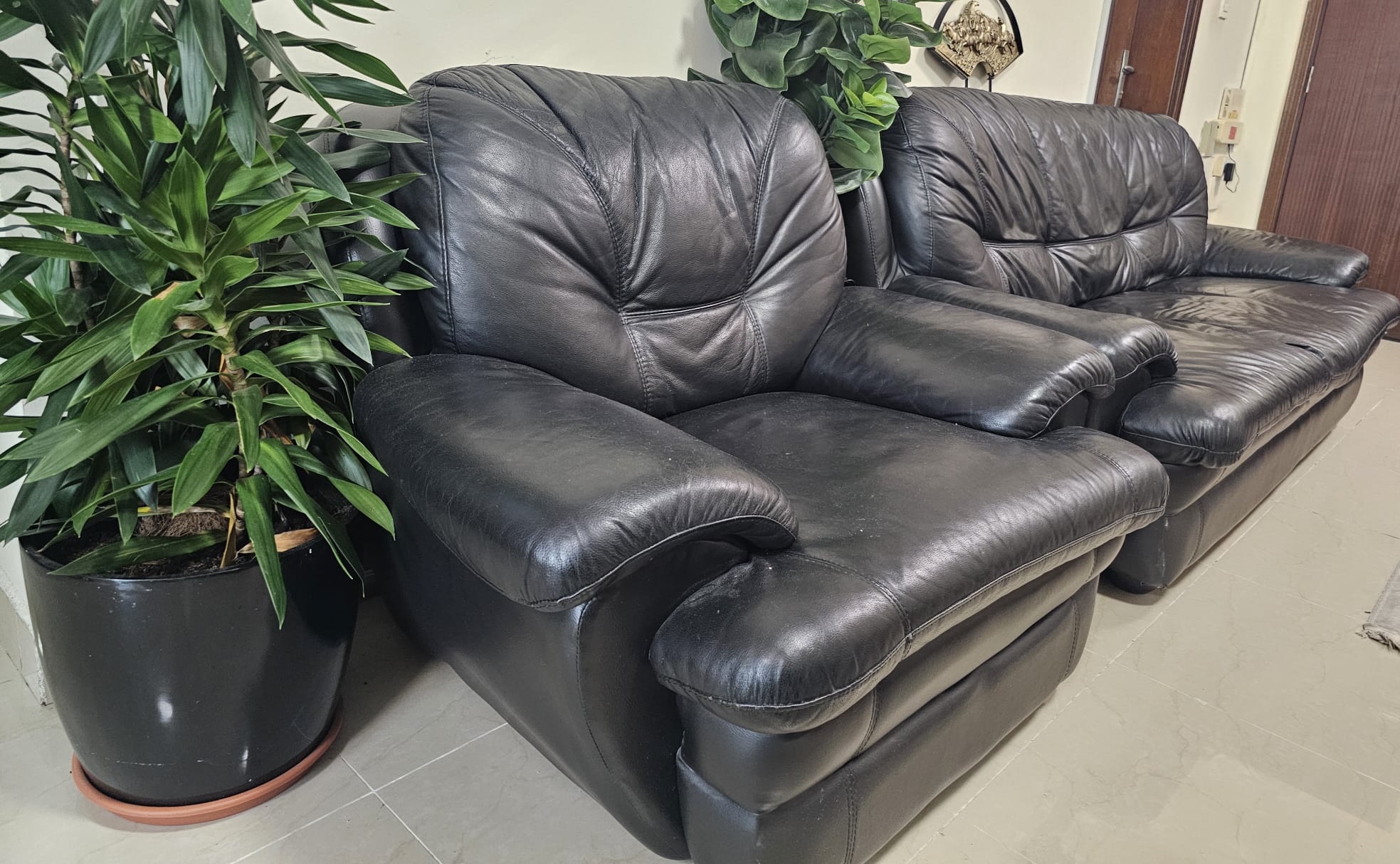 Leather Sofa for sale - Image 1