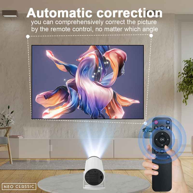Neo Classic A1 Android Smart HD Projector – 8000 Lumen, WiFi Bluetooth - Image 6