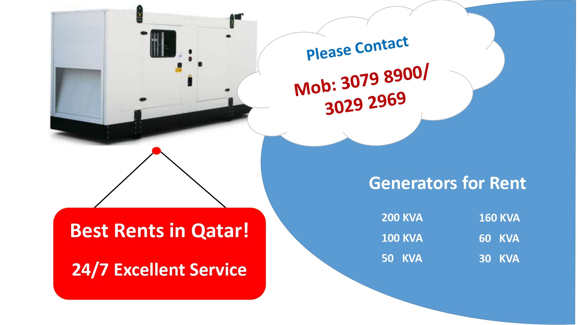 Generators for Rent - Image 1