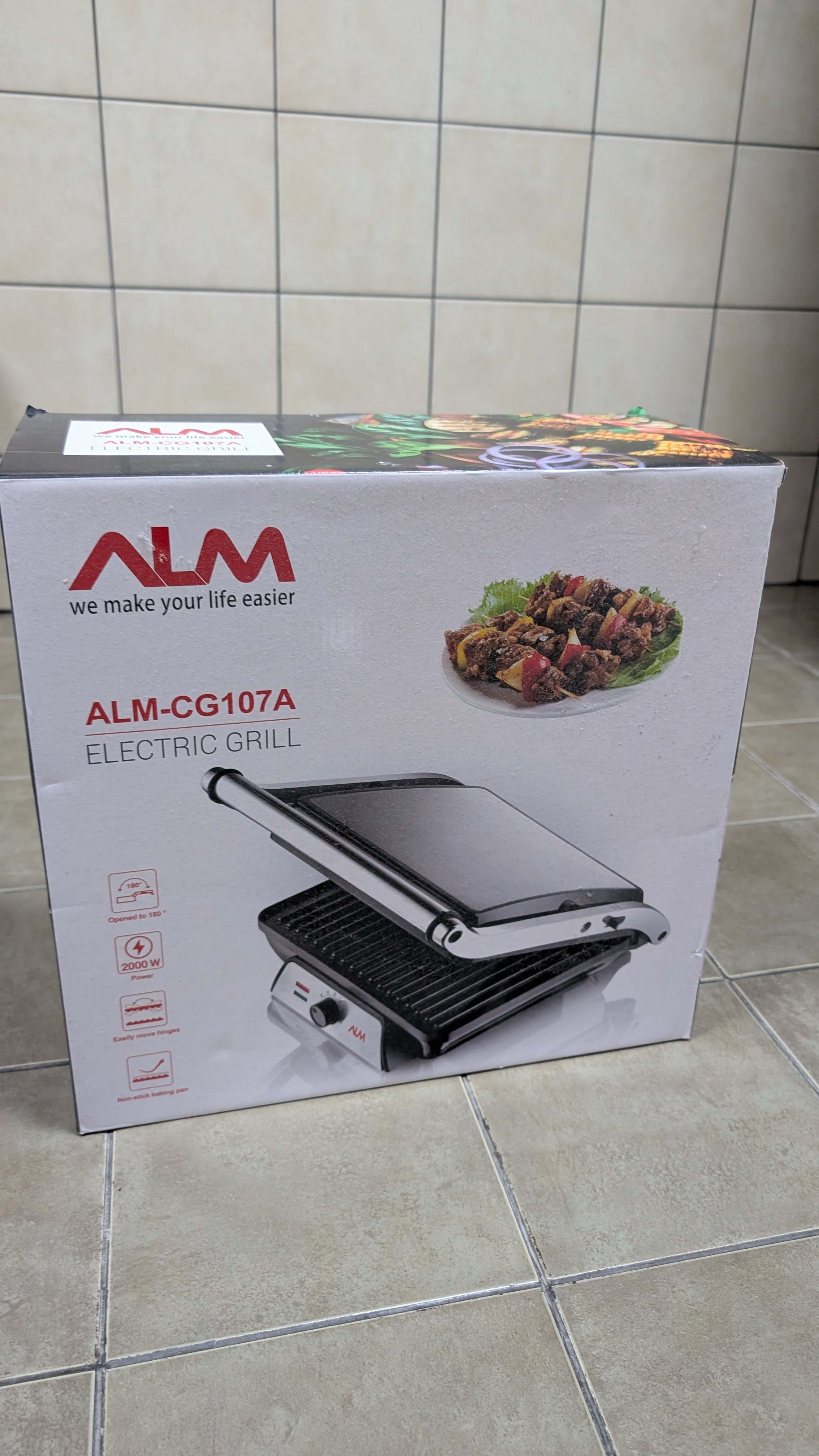 ALM electric grill unused - Image 2