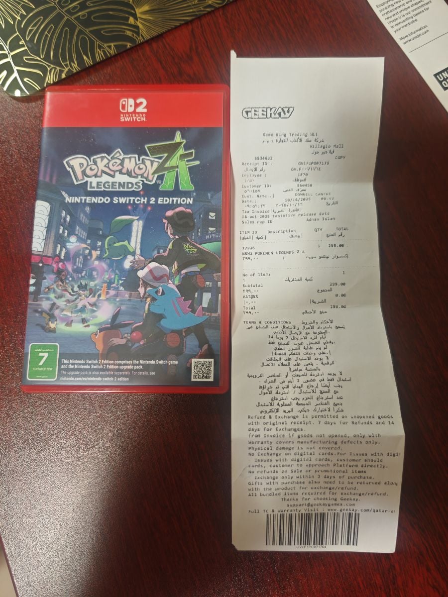 Pokémon Legends ZA SW 2 for sale/trade - Image 2