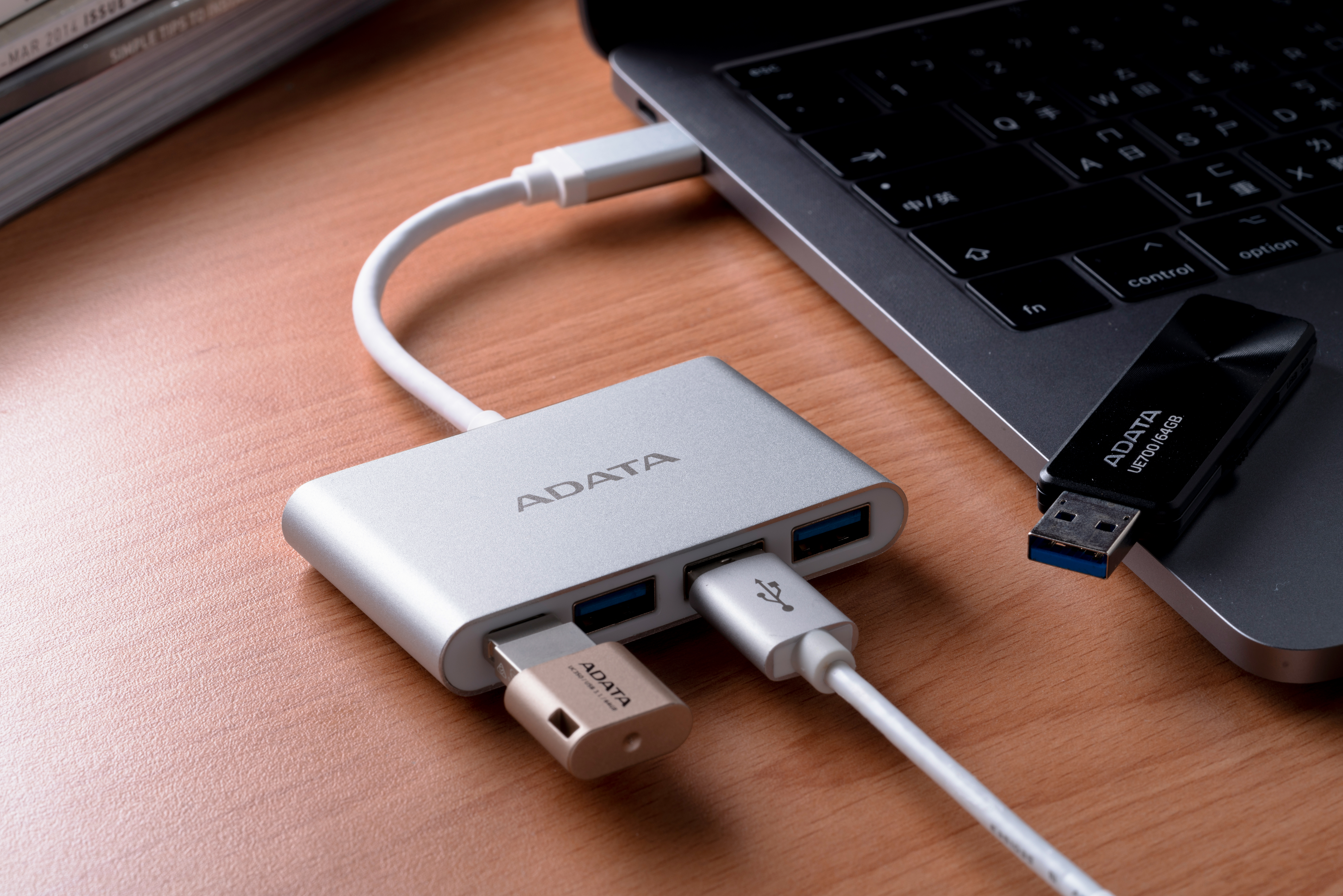 ADATA USB-C to 3 Ports USB-A 3.2 Hub - Image 1