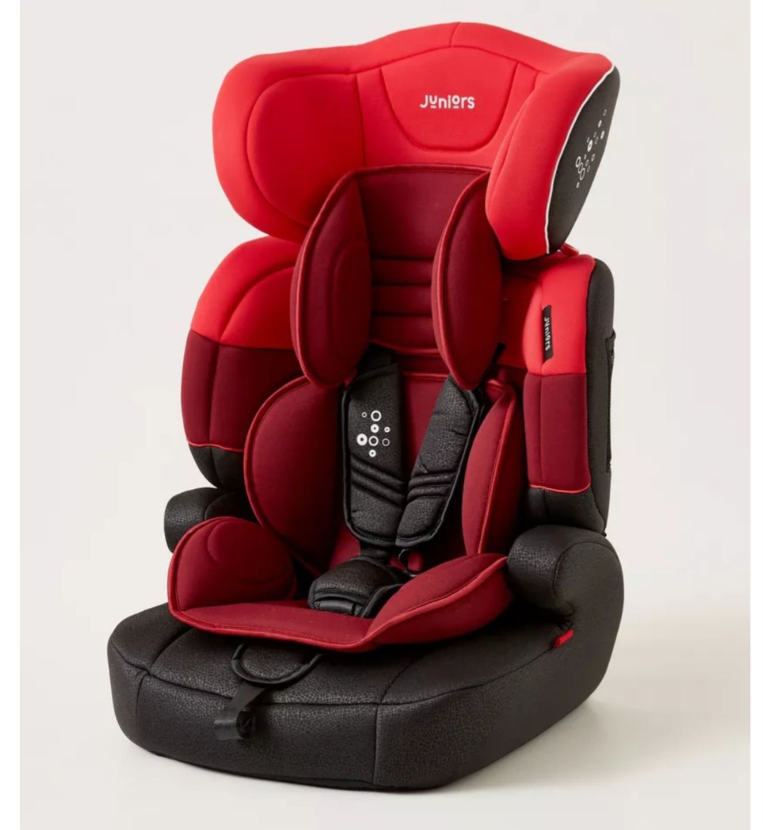 JUNIOR 3-in-1 Toddler Carseat - Red (Ages 1 to 12 years) - Image 2