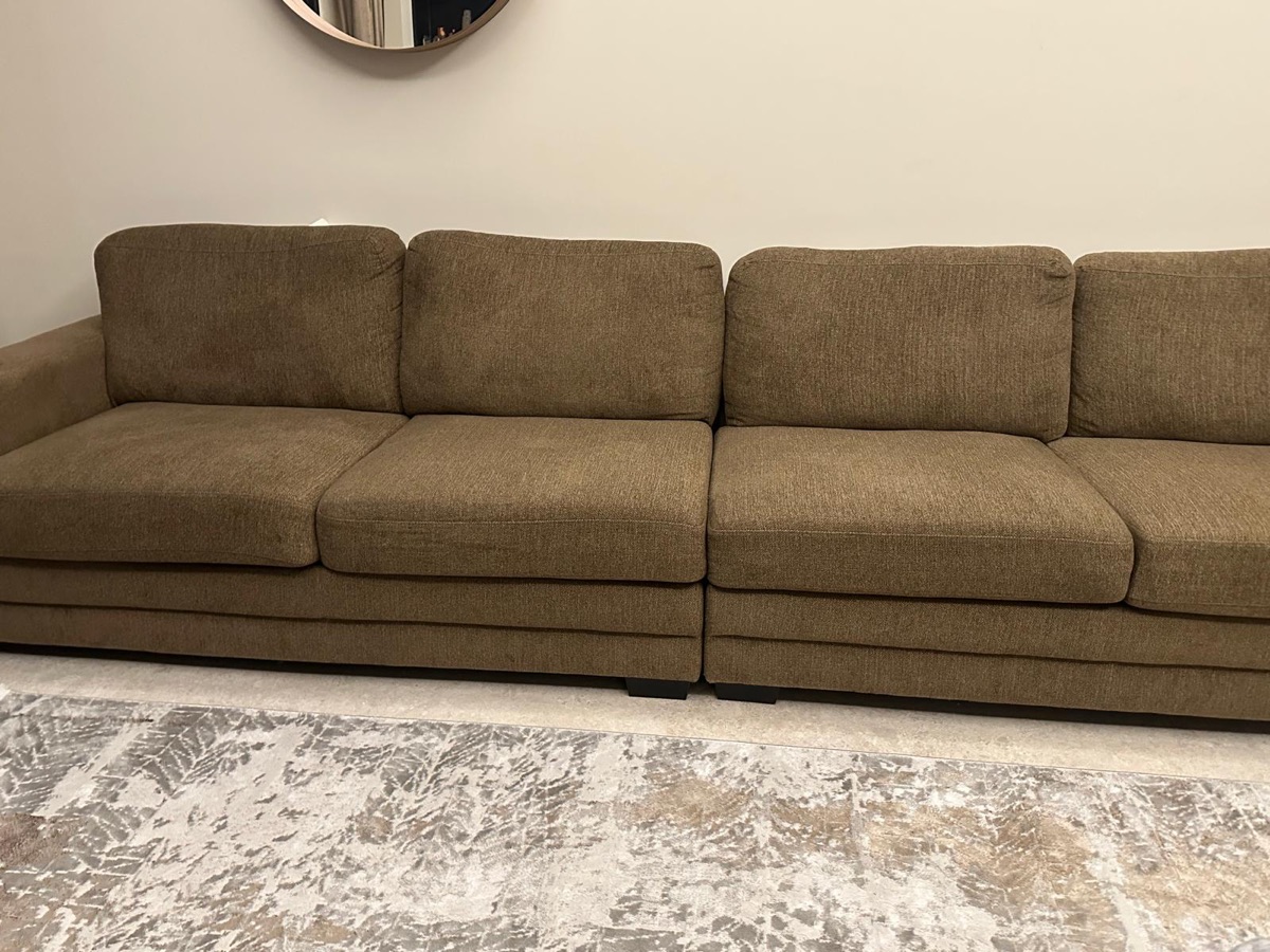 Brown Sofa - Image 4