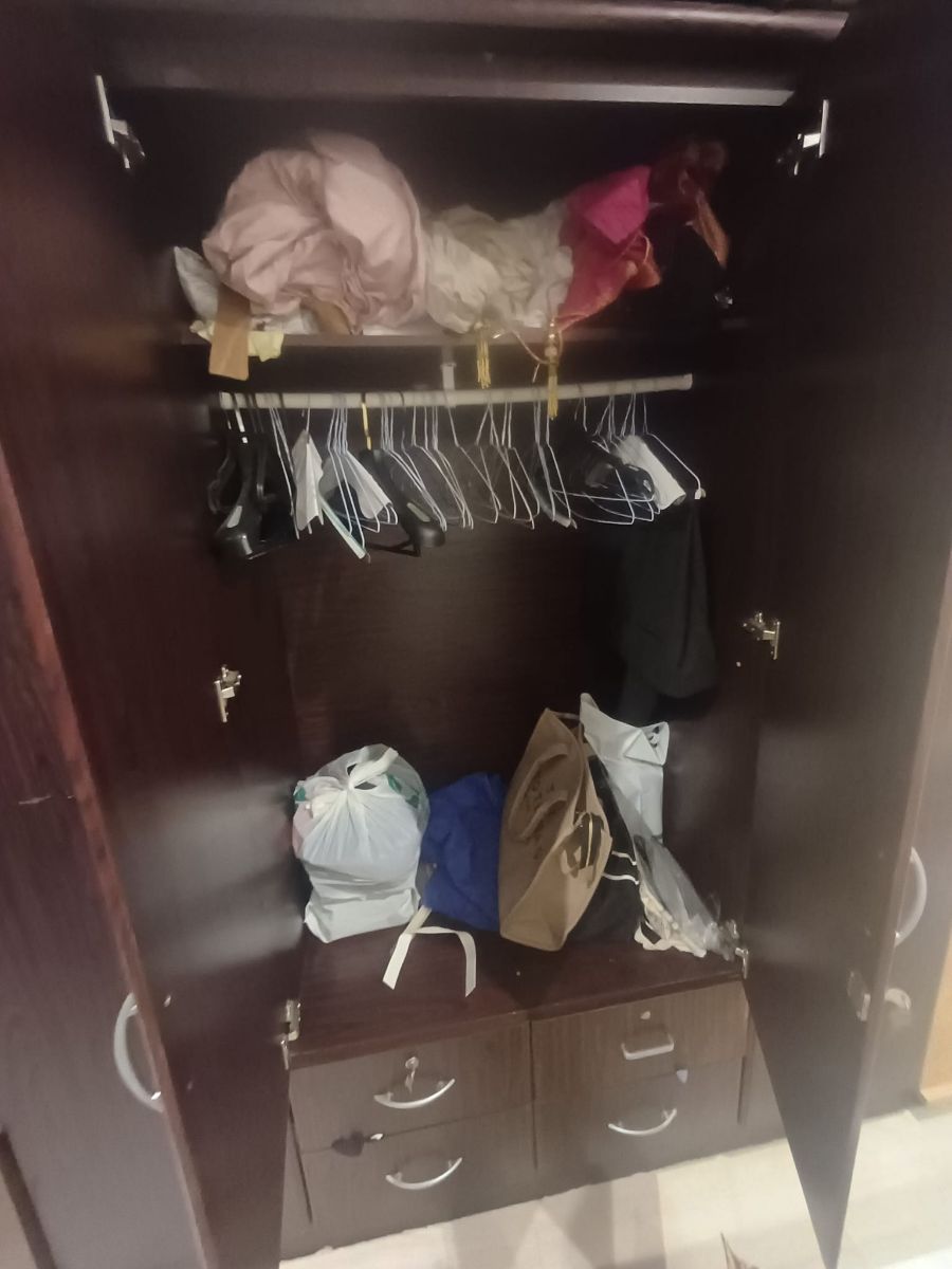 Spacious Wooden Wardrobe with Multiple Drawers – Excellent Condition - Image 6