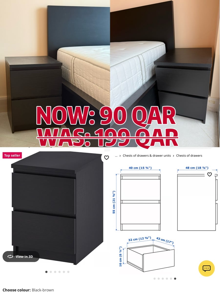 IKEA FURNITURE IN TOP CONDITION 50% OFF. CASH ONLY. SELF PICKUP. - Image 3