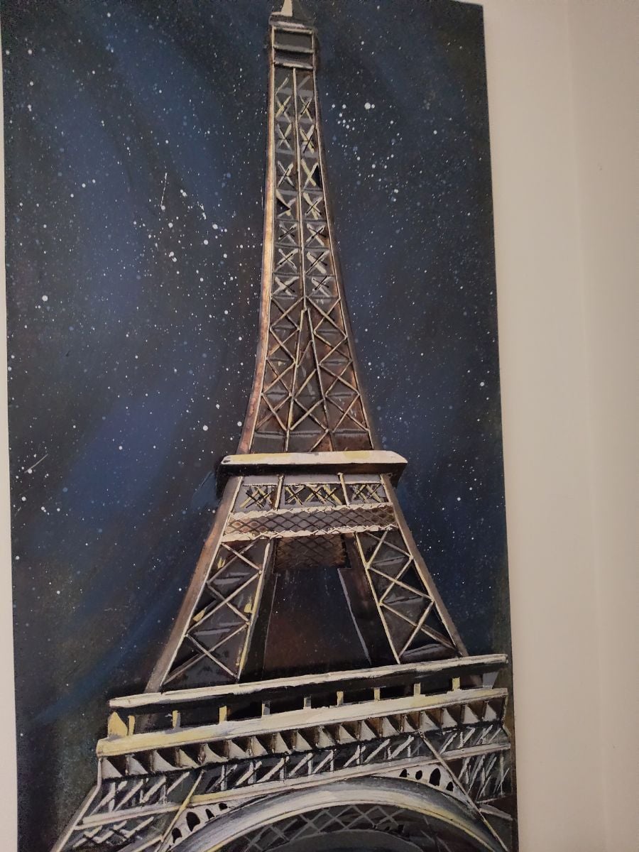 Metal art decor piece Eiffel tower - Image 2