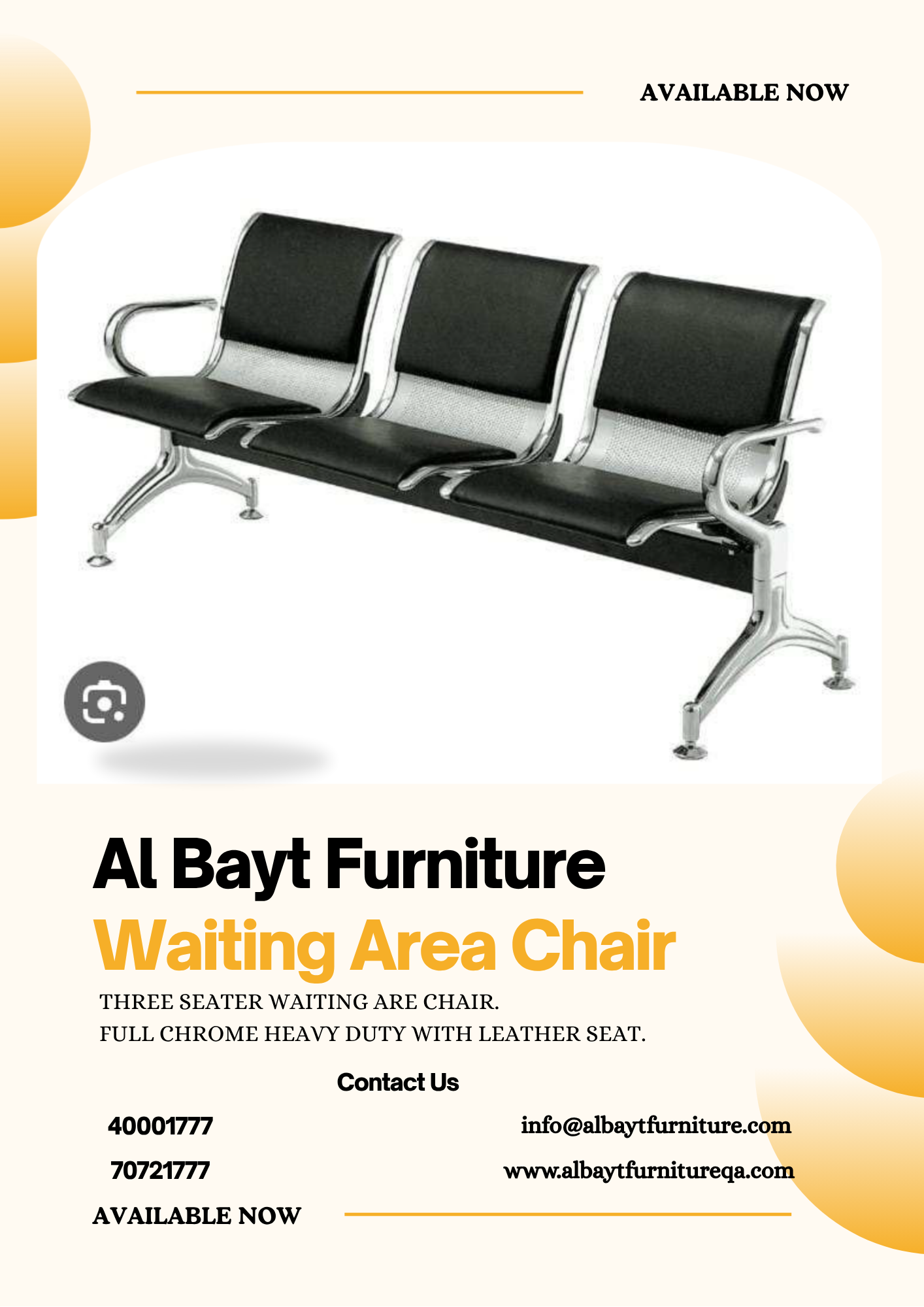 Waiting area Chair - Image 1