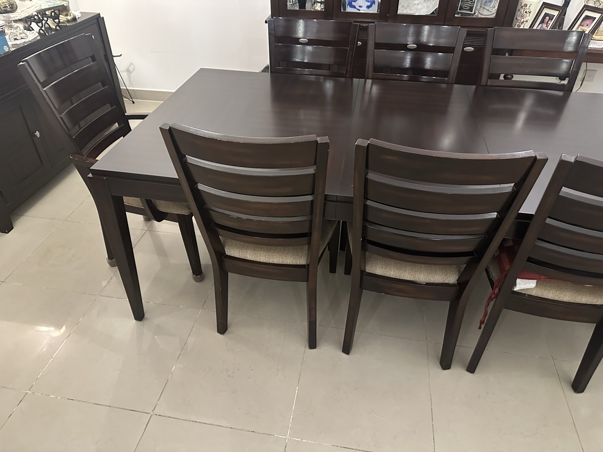 8 Seater Dining Table and chairs - Image 8