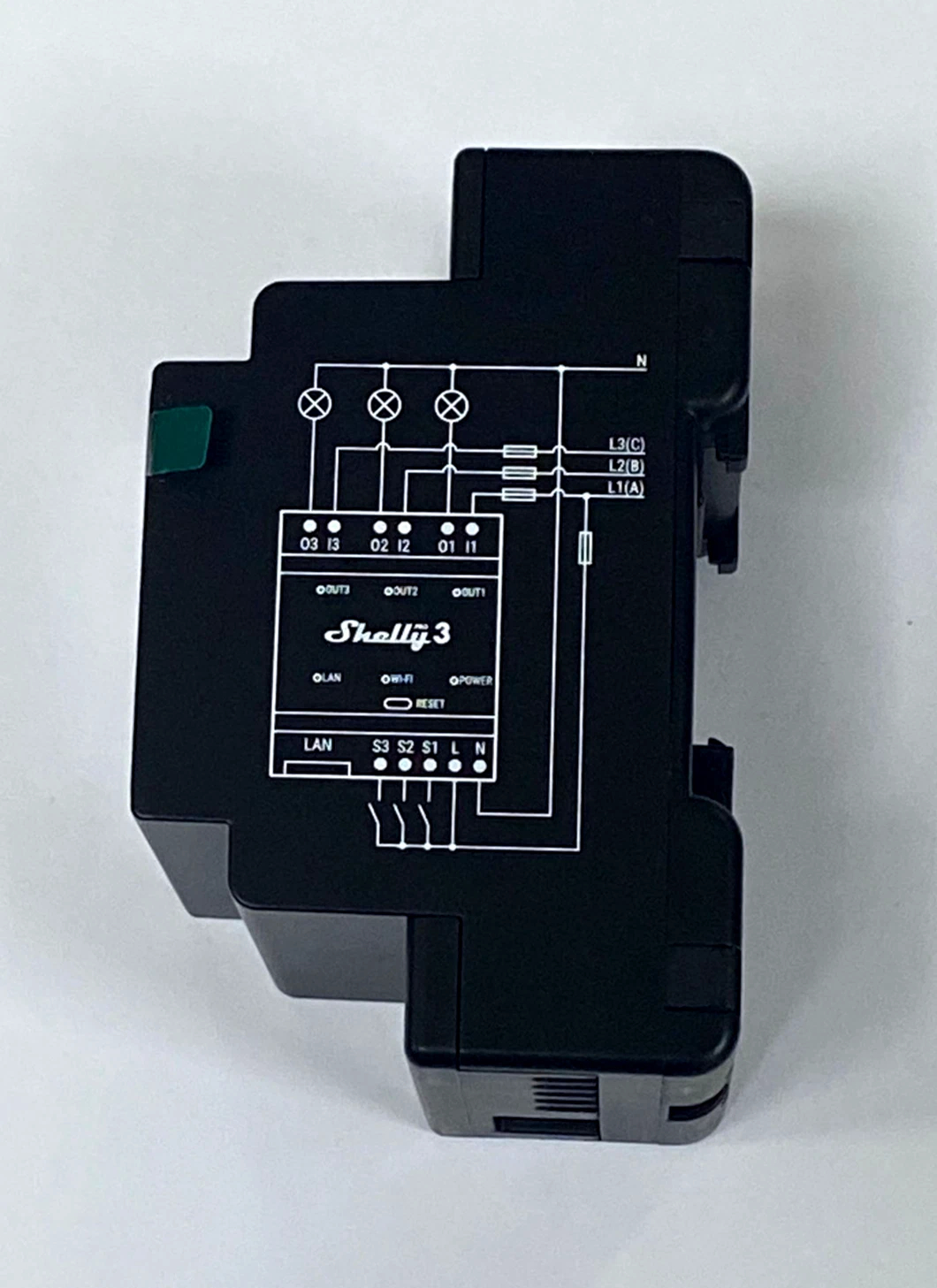 Shelly Pro 3: 3-Channel DIN Rail Automation Relay (Wi-Fi/LAN/BT)3800235268094 - Image 3