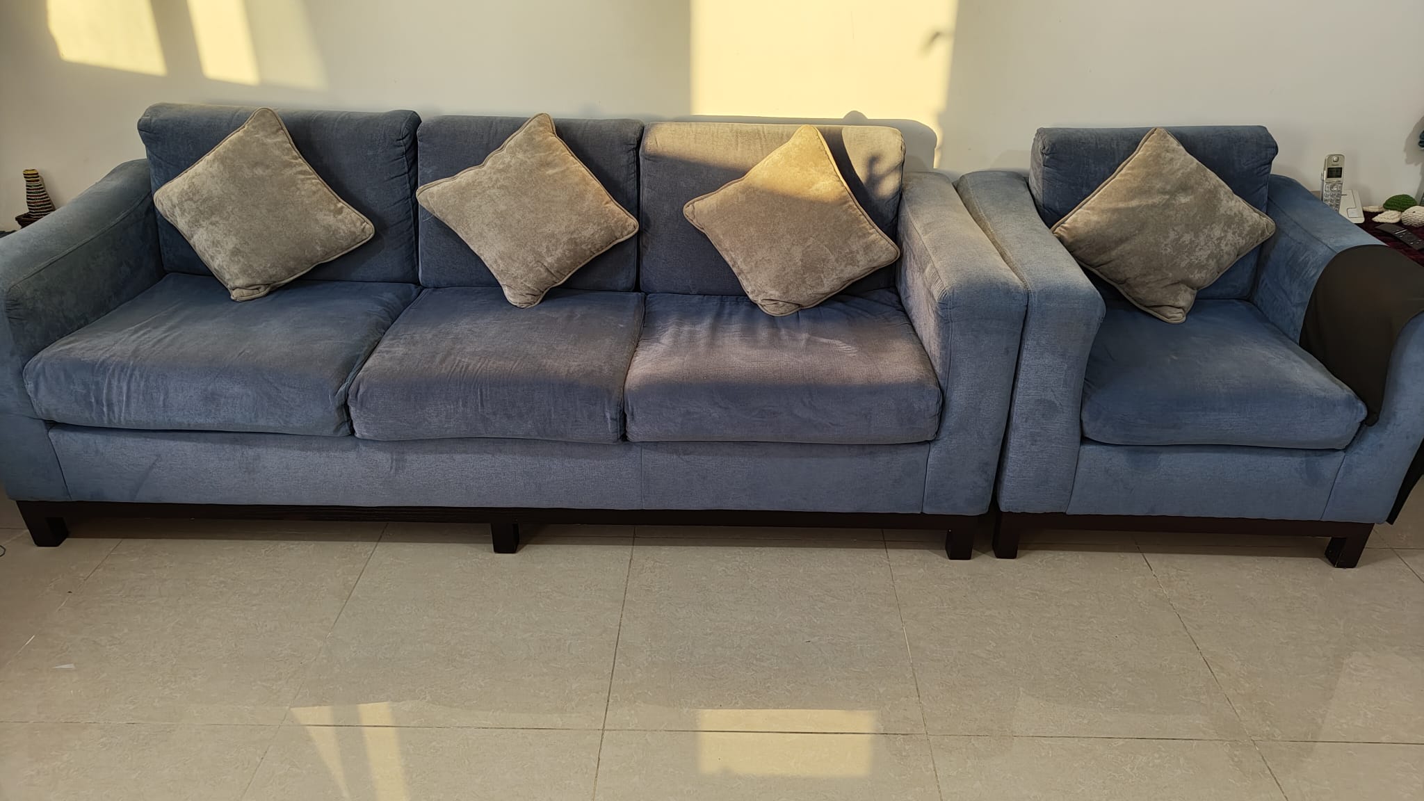 HOME CENTRE 6 SEATER SOFA -  URGENT SALE  - Image 4