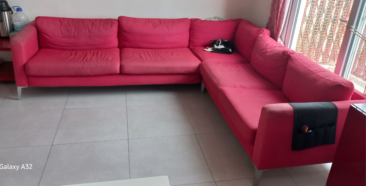 IKEA CORNER SOFA 5 SEATER with 2 sets of extra cover - Image 6