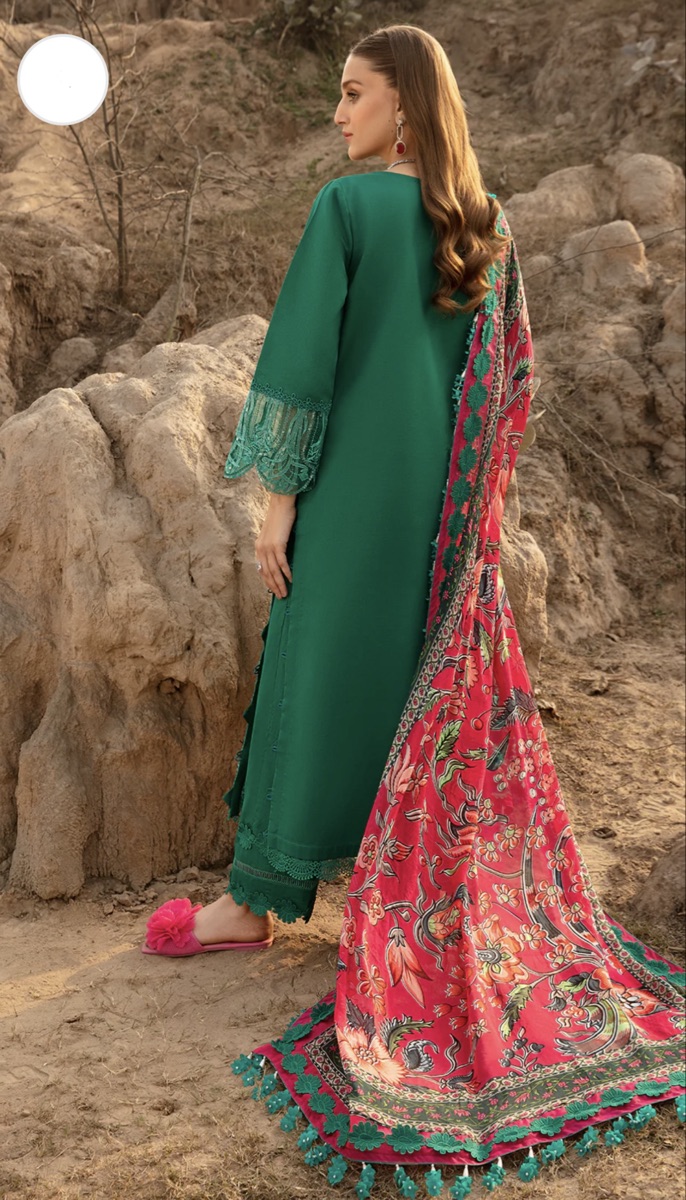 Ready to wear Embroidered lawn - Image 9