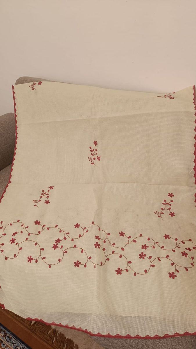 Handmade Aplique Work Dupatta - Image 3
