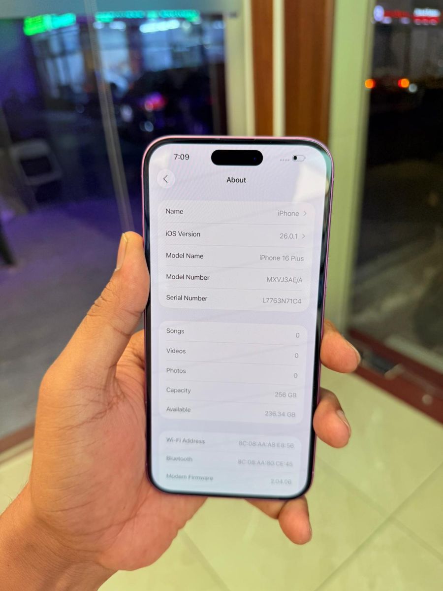 iPhone 16plus pink 
Storage 256gb - Image 4