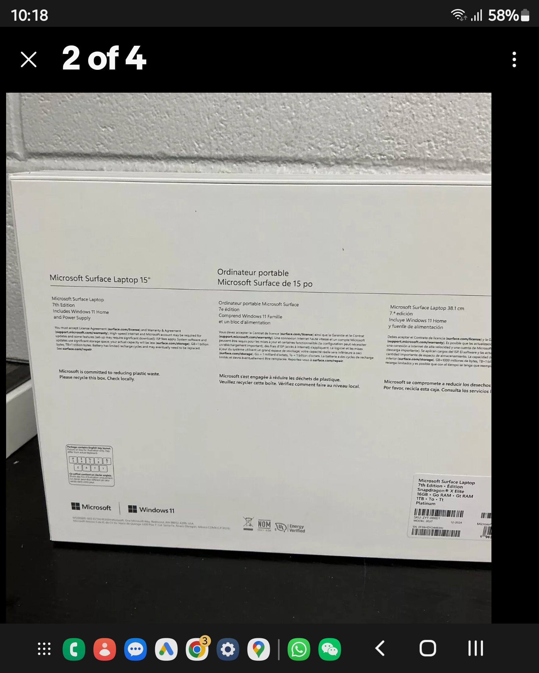 Microsoft Surface Laptop 7th Edition for sale - Image 1