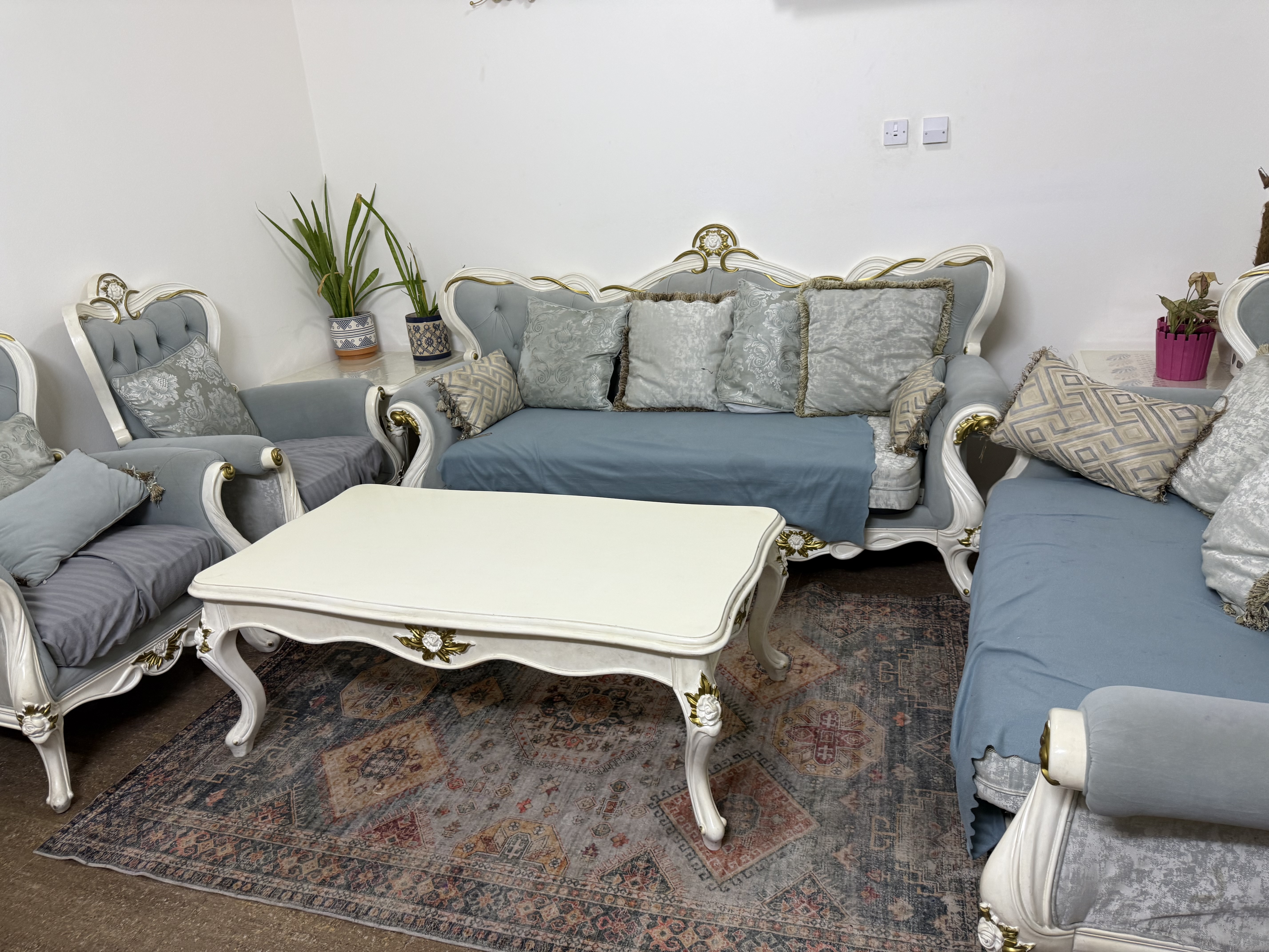 Sofa set form Home center for sale - Image 6