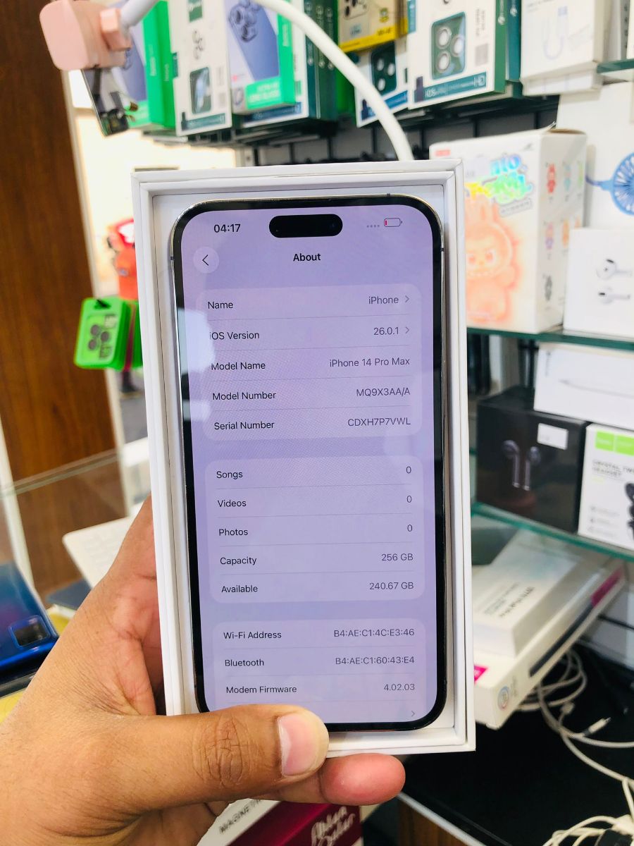 iPhone 14 pro max
Storage 256gb - Image 1