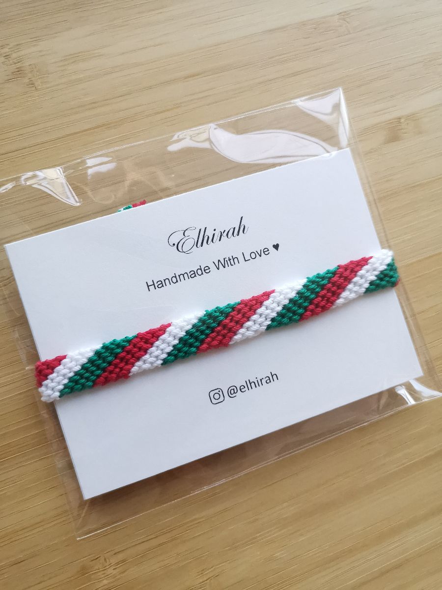 Qatar National Day Wristband Handmade - Image 5