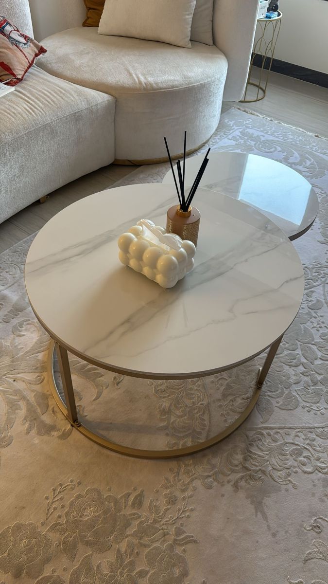 Coffee table, side table, marble table, furniture, sintered slate table - Image 10