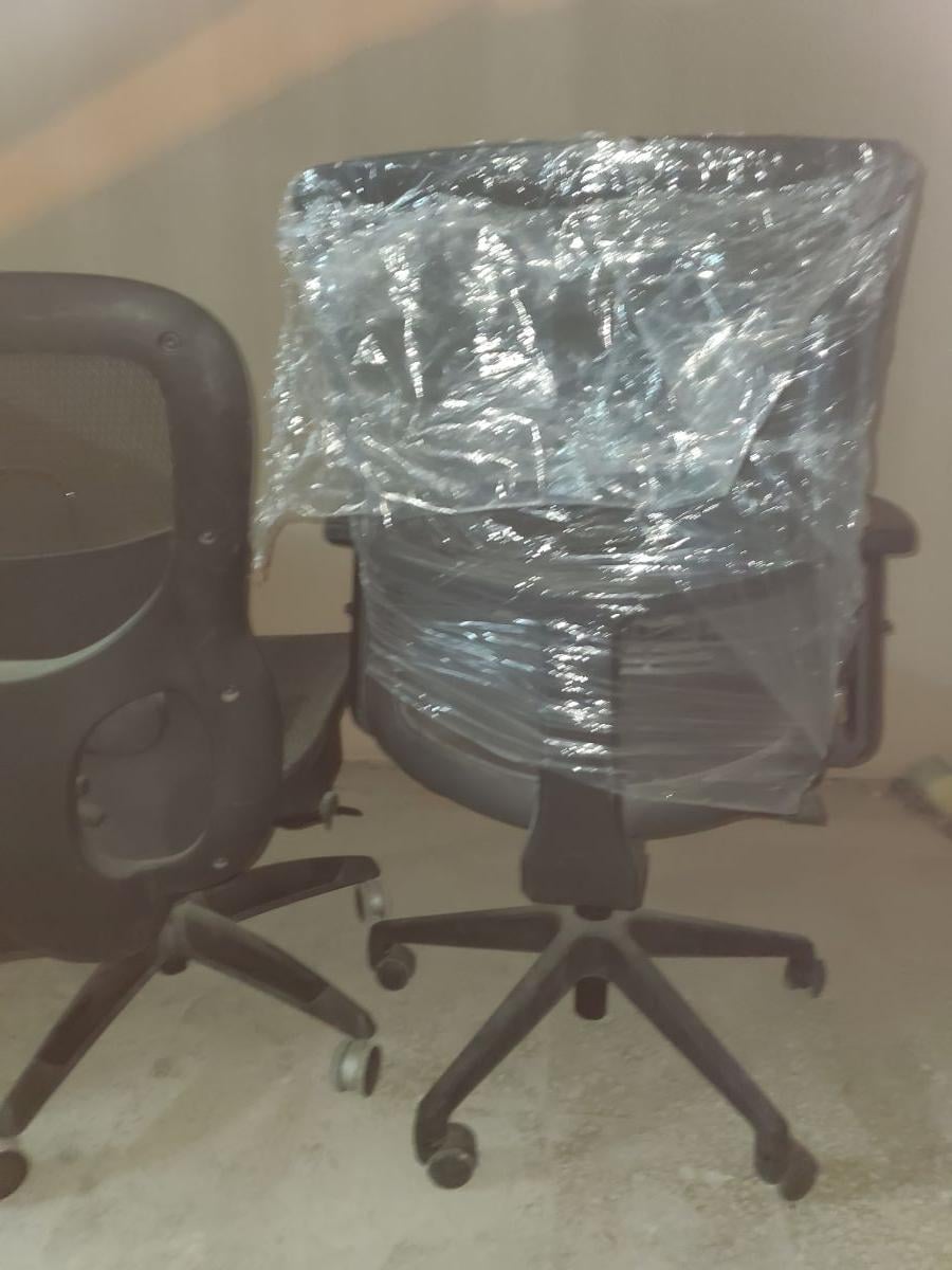 Office tables computer chairs, desktop and pcu, blind fold  for sale - Image 2