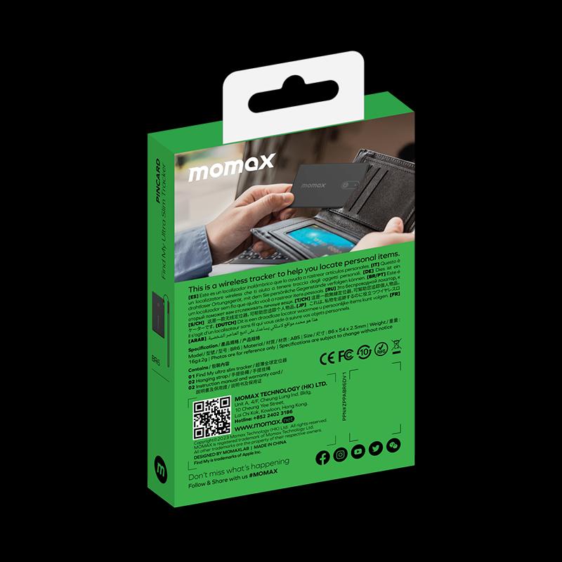 Momax PinCard Find My Ultra Slim Tracker - Image 3