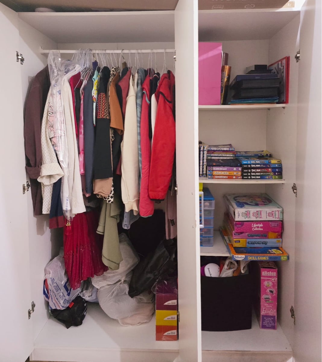 IKEA TABLE WITH CHAIR & 3 DOOR WARDROBE - Image 4