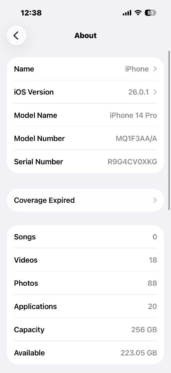 iPhone 14 pro 256gb - Image 1