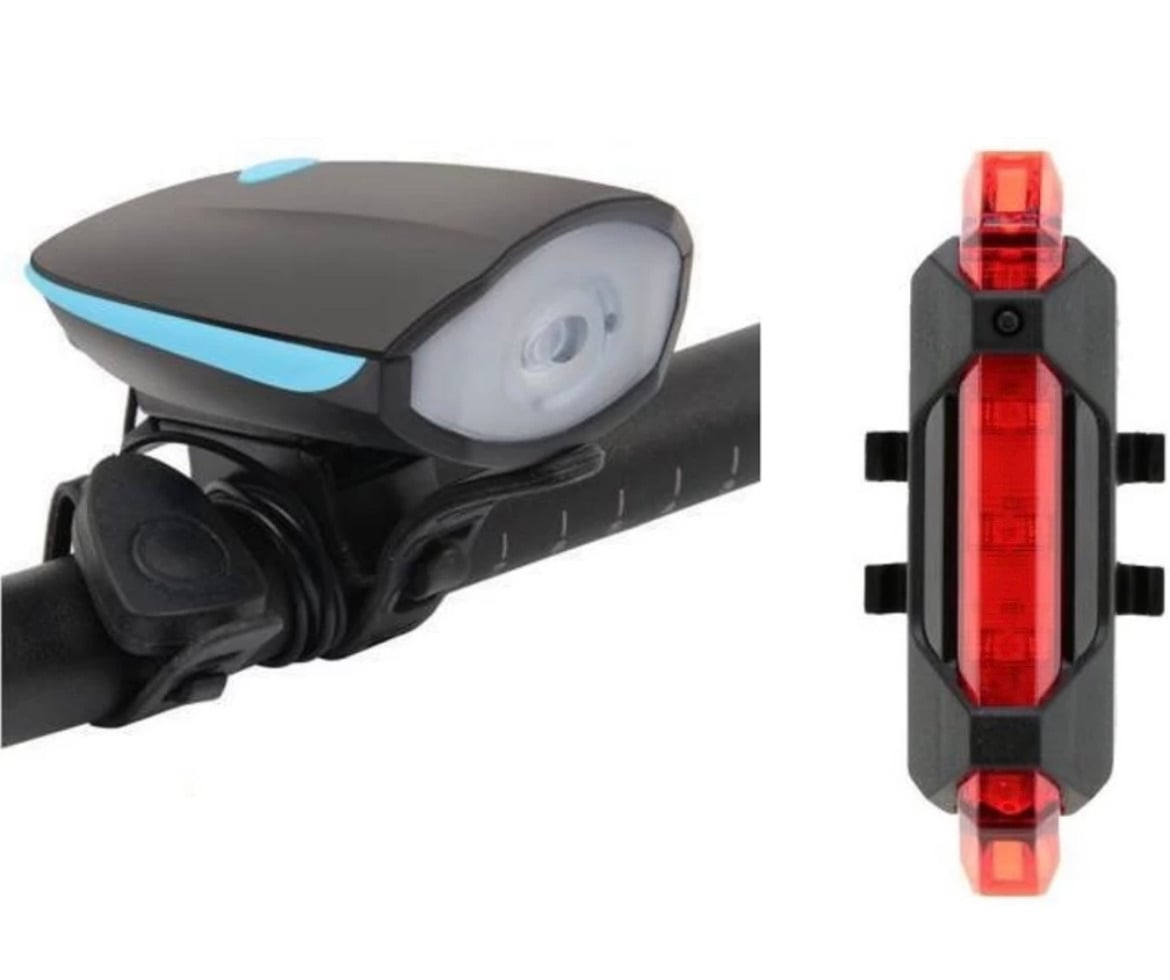 Bicycle front light with horn flasghlight - Image 3