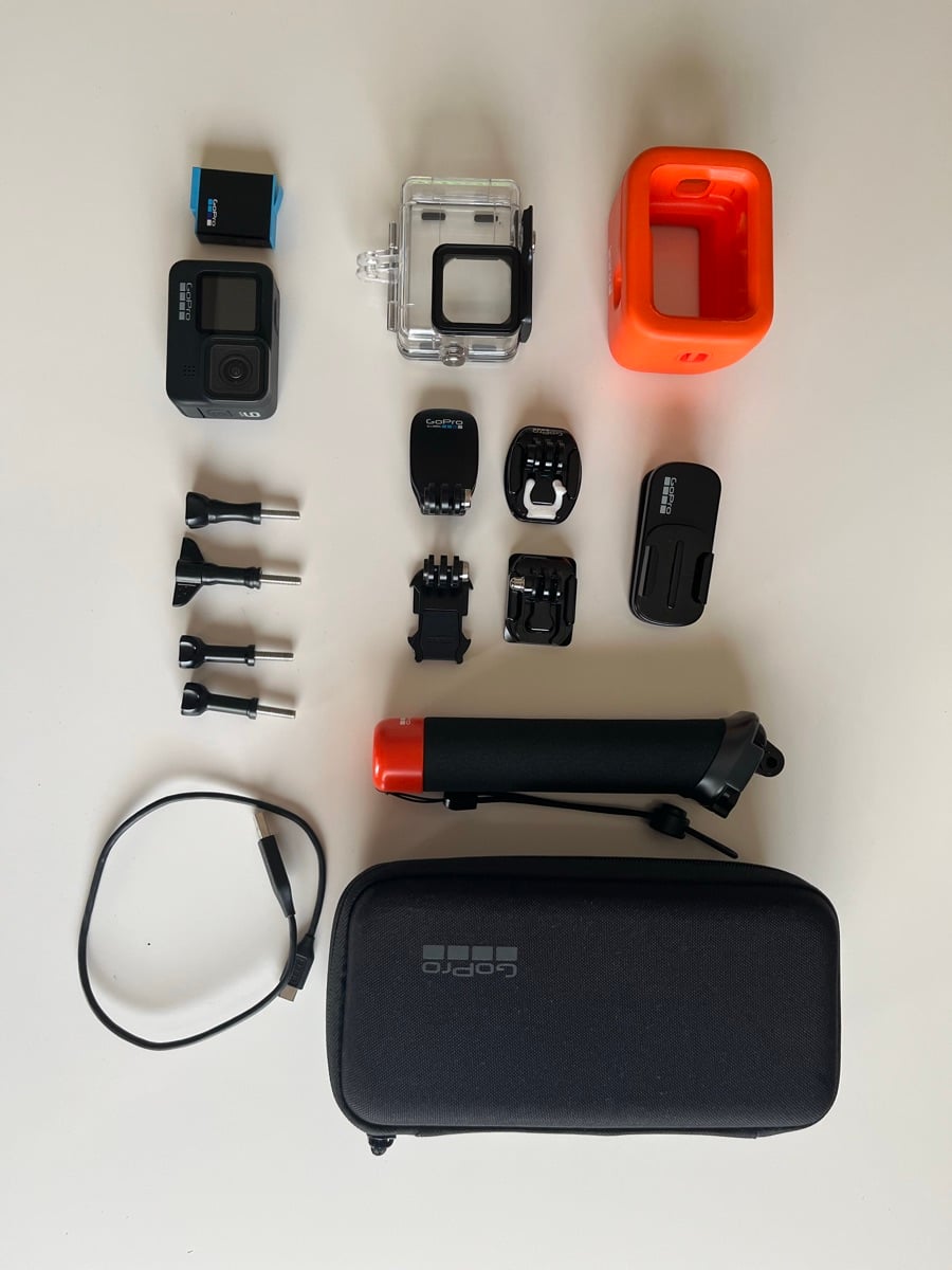 Go pro hero 9 black plus accessories. - Image 1