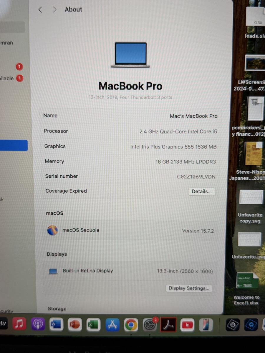 MacBook pro 2019 - Image 1