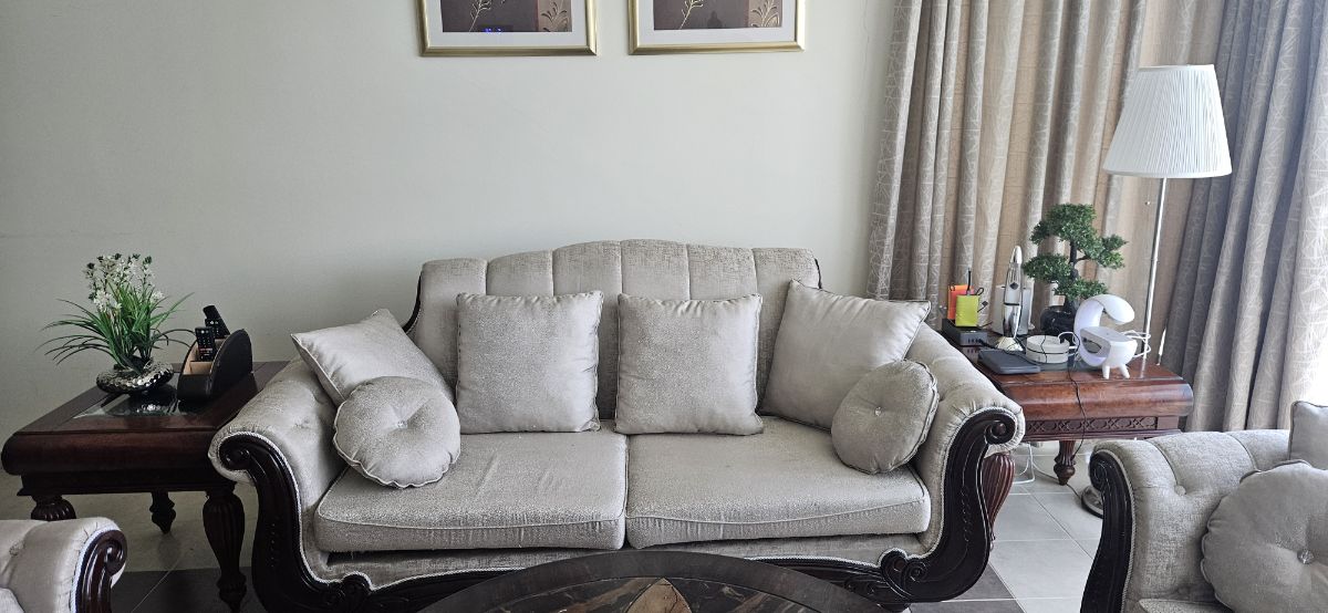 Sofa Set with Side Tables and Center Table for Sale - Image 2