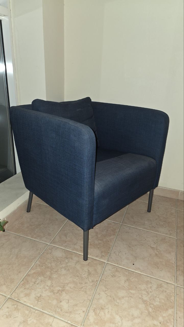 Armchair EKERÖ - IKEA, Skiftebo dark blue - Image 3