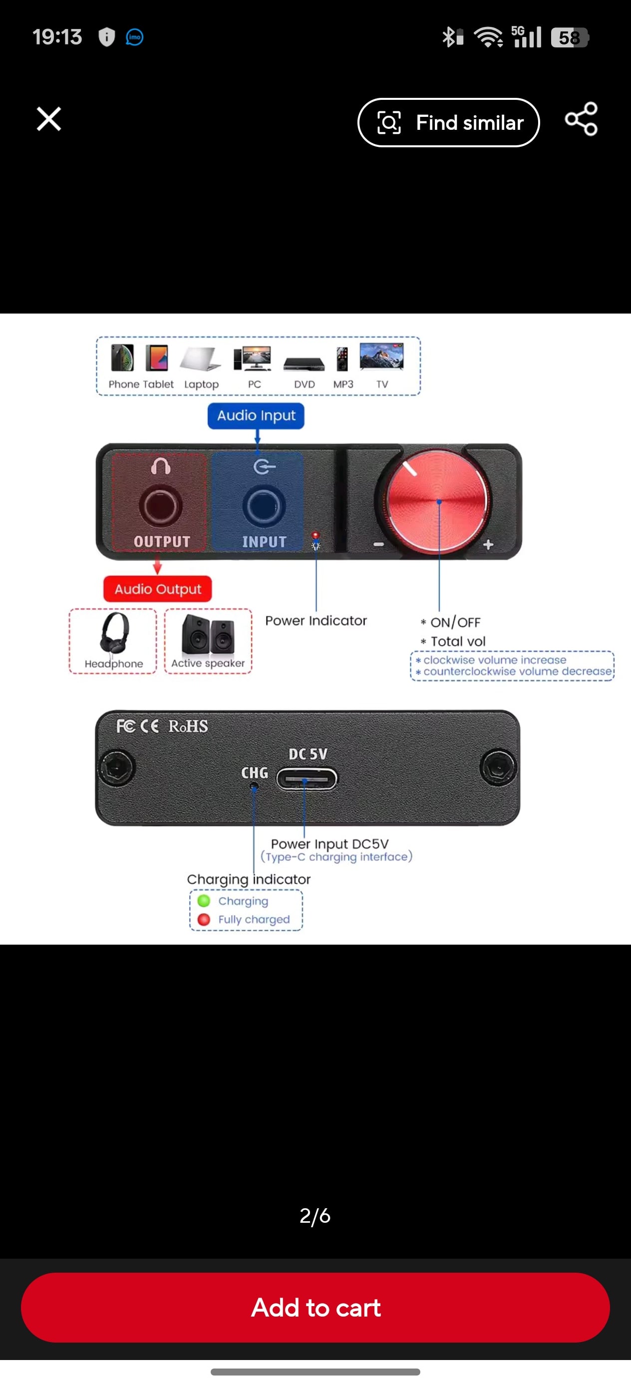 AIYIMA H1 Portable headphone amplifier - Image 3