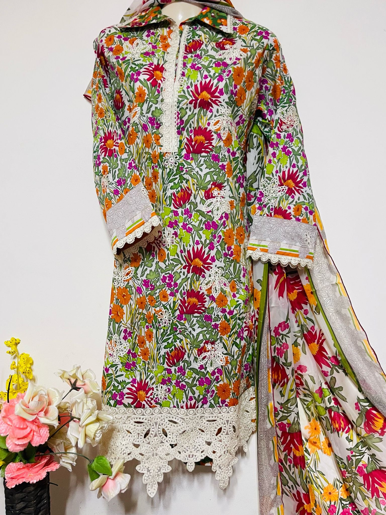 Pakistani readymade collection in hand .. - Image 3