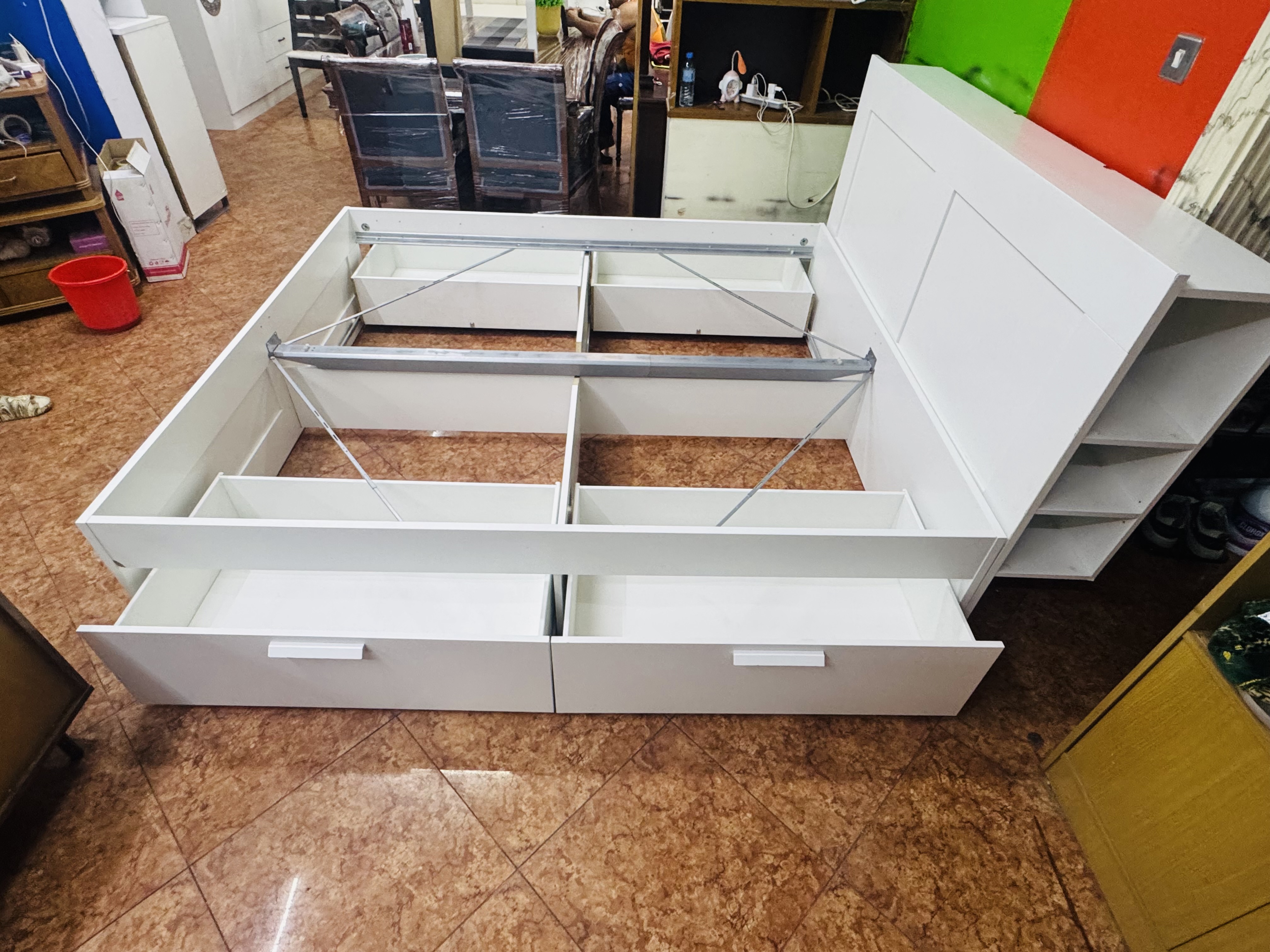 IKEA King Size Bed With Metress For Sale - Image 5