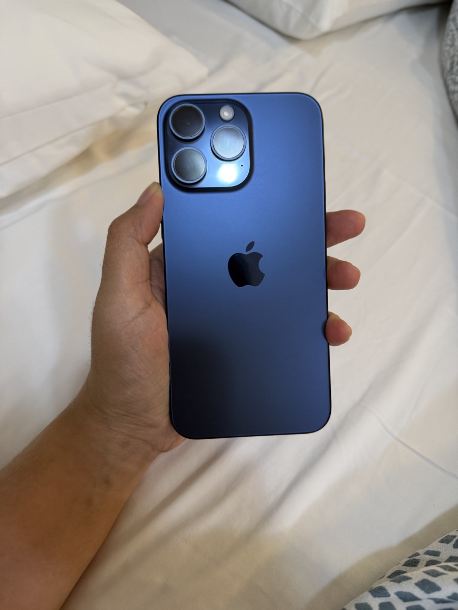Iphone 15 promax blue 512 gb like new fullset - Image 4