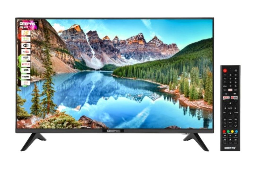 Geepas LED TV - Slim Led, 3.5mm, 1 HDMI & 2 Hi-High USB Ports | Wi-Fi, Android. - Image 1