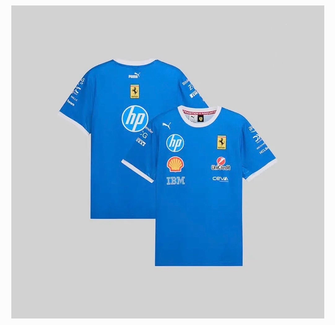 F1 T-Shirts 2025 Collection - Ferrari, Red Bull & McLaren - Image 3