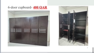 6 Door wardrobe - Image 1