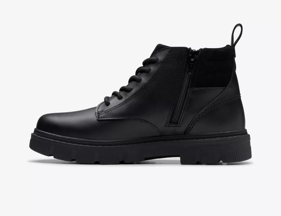 Original Clarks Ankle boot black leather - Image 5