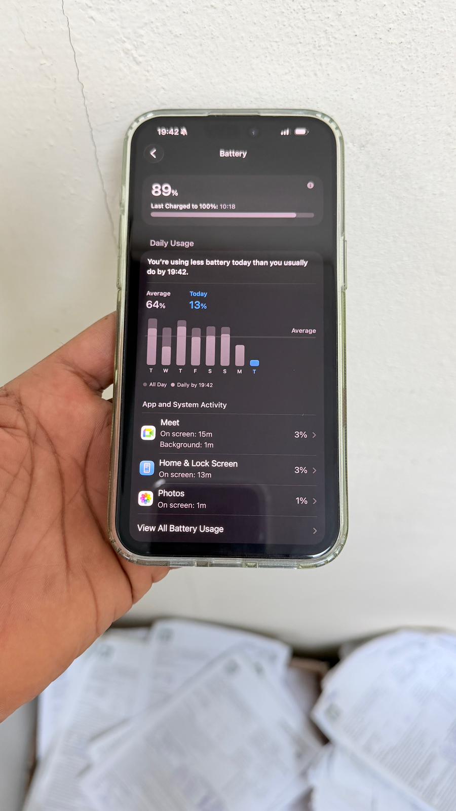 I Phone 15 pro max Silver - Image 6