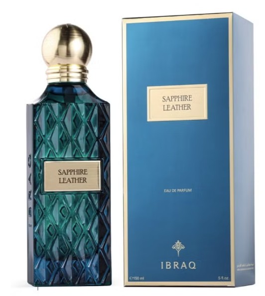 Sapphire Leather by Ibrahim Al Qureshi – 150ML - Image 1