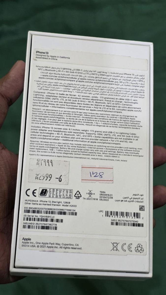 iPhone 13 Starlight 128gb good condition for sale - Image 5