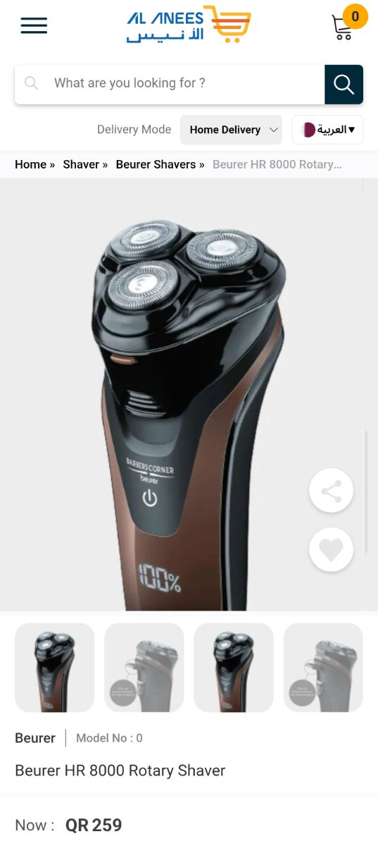 1 week old ,Beurer Mens Rotary Shaver HR-8000 - Image 8