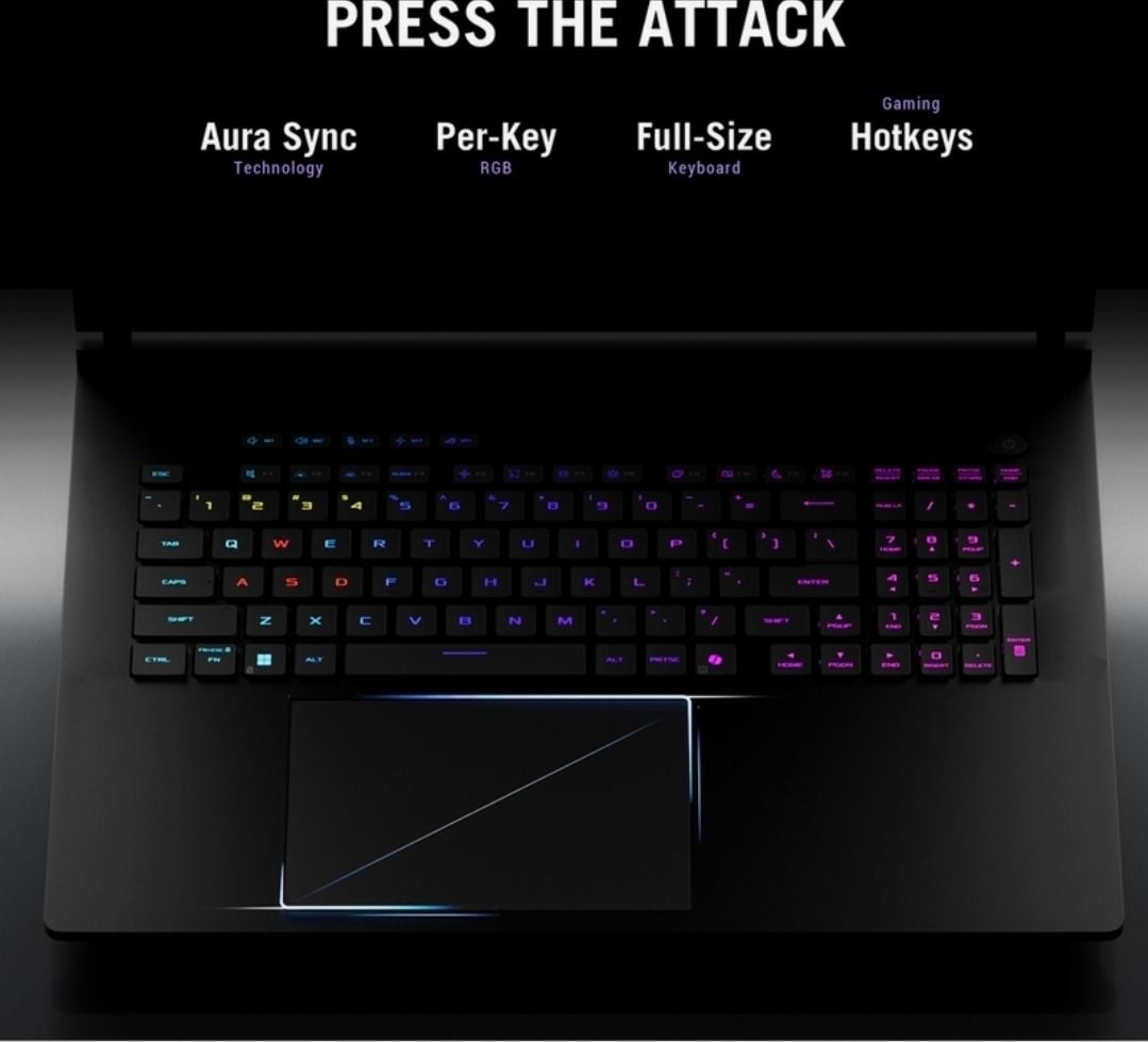 ASUS ROG Strix SCAR 18 Gaming Laptop Intel Core Ultra 9 275HX/DDR5 64GB/2TB + 2TB SSD (RAID 0)/NVIDIA GeForce RTX 5090 24GB/18-inch 2.5K (2560x1600 WQXGA) 16:10/240Hz/Windows 11 Home - Off Black - Image 11