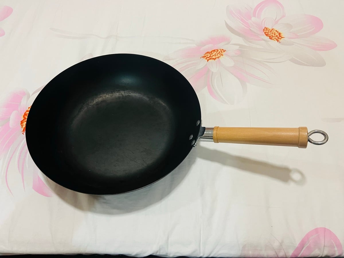 Carbon Steel Fry Wok 3.5ltr - Image 3