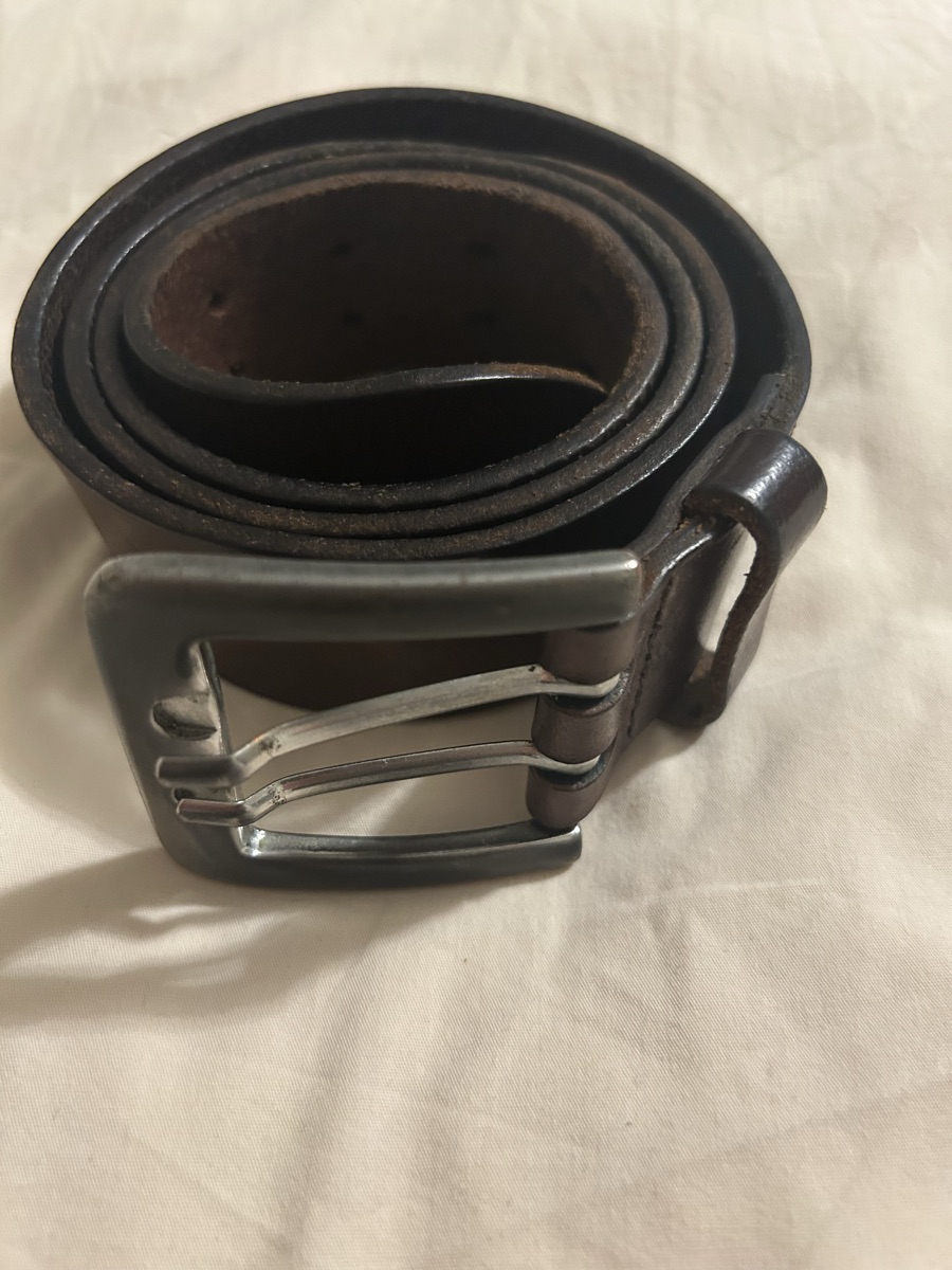 Men’s leather belt 32” waist - Image 3