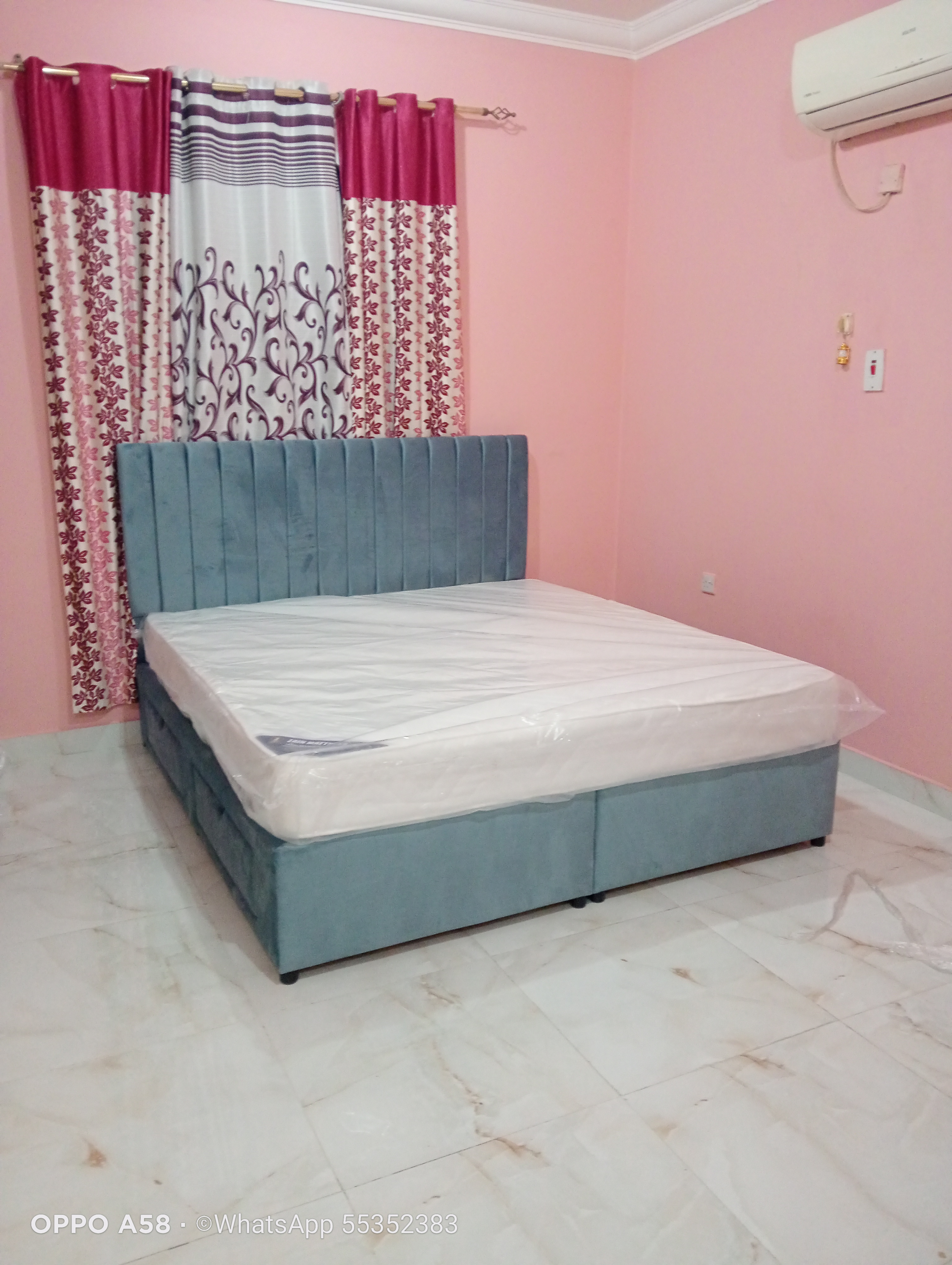 Divan Box With Mattress.Whatsapp 55352383 - Image 1